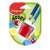 Maped Boogy double hole pencil sharpener with shavings container, red