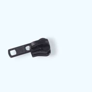 Black metal zipper slider for 8mm plastic zippers - Art & Craft