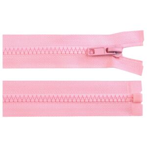 Removable Plastic Zipper, 50 cm, Light Pink 131637212 - Art & Craft