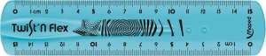 MAPED Twist'n Flex flexibles Lineal, 15 cm, blau - Schreibwaren & Schreibmaterial