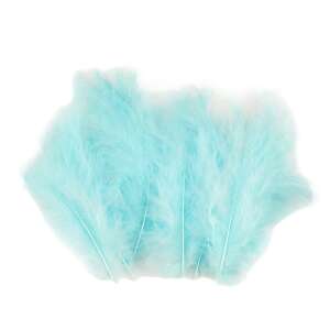 20 db-os dekoratív strucctoll készlet, 9-16 cm, kék - Őszi dekorációs kellék