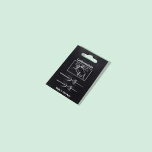 Bőr tűk, 2 db-os készlet, 46 mm és 53 mm hosszú, Németországban készült - Kézi varrótű