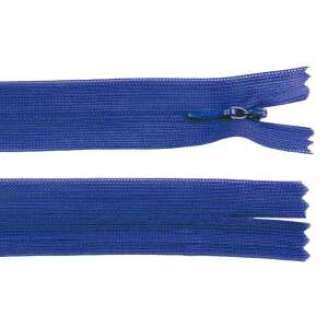 50cm concealed zipper, sapphire blue, for sewing clothes, dresses, skirts, jackets, and more - Art & Craft
