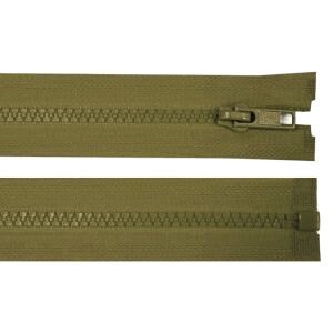 Removable Plastic Zipper, 90 cm long, Khaki 131638908 - Art & Craft