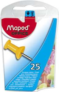 MAPED Karte Nagel, 10 mm, MAPED, gemischte Farben 31572568 Landkartennadeln