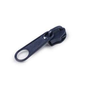 Sötétkék cipzár csúszka 10 mm-es spirál cipzárakhoz - Művészet & Hobbi