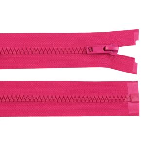 Removable Plastic Zipper, 55 cm long, Raspberry Pink 131637143 - Art & Craft
