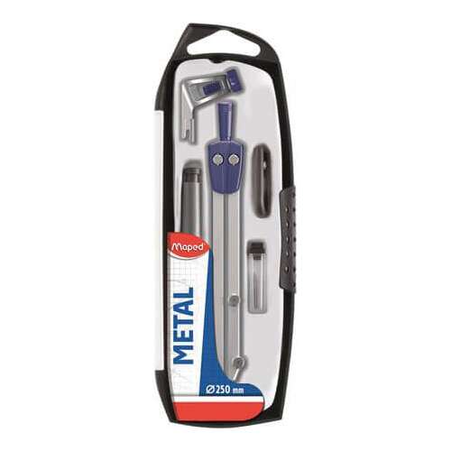 Set metalnog šestara Maped, 5 komada, Focus/Start, šestar, crtanje, geometrija, školski pribor