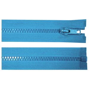 Removable Plastic Zipper, 50 cm, Blue 131637197 - Art & Craft