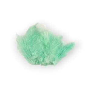 20 pack of mint green ostrich feathers, 9-16 cm long, perfect for crafts, decorations, and DIY projects - Autumn decoration supply