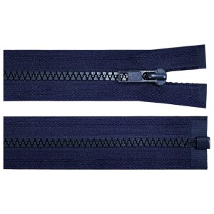Removable Plastic Zipper, 90 cm long, Navy Blue 131638585 - Art & Craft
