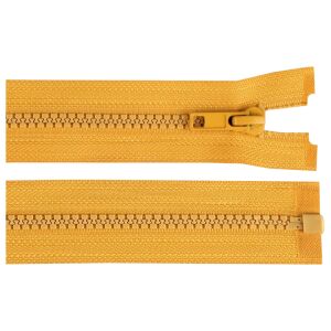 Removable plastic zipper, 60 cm long, mustard yellow 131637162 - Art & Craft