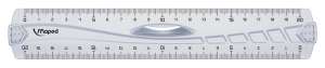 Linijka plastikowa Maped Geometric 20 cm z uchwytem - Maped