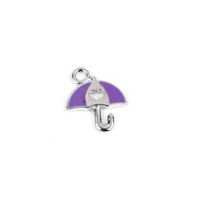 Pandantiv decorativ metalic  13 x 15 mm Umbrela violet 74726628 Haine pentru bebelusi si copii