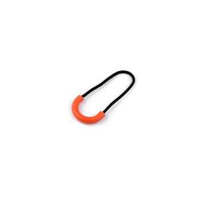Orange and black zipper pull, 63mm - Art & Craft