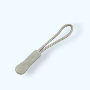 Beige zipper pull, 66 mm - Art & Craft