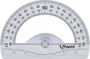 MAPED Szögmérő, műanyag, 180°, MAPED "Geometric" 31572665 