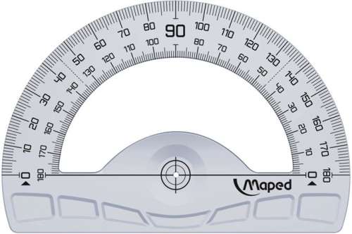MAPED Winkelmesser, Kunststoff, 180°, MAPED "Geometric"