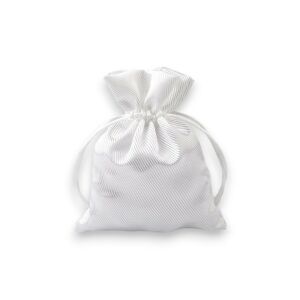 White Satin Gift Bag 9.5x13 cm 131641147 - Gift bag