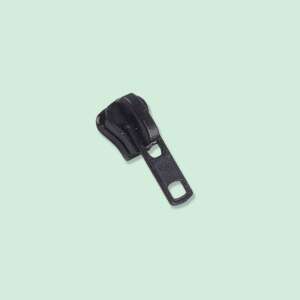 Black metal zipper slider for 5mm plastic zippers - Art & Craft