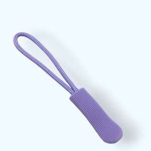 Purple zipper pull, 66 mm, for bags, jackets, and other zippered items - Art & Craft