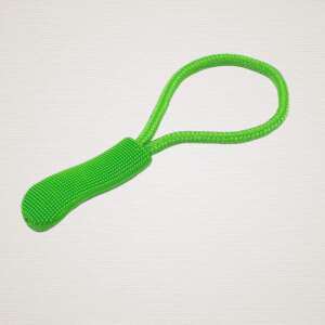Green zipper pull, 66mm, for jackets, bags, and other apparel - Zipper