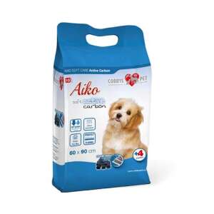 AIKO Soft Care Active Carbon 60x90cm 10db kutyapelenka aktív szénnel négy sarkán ragasztóval rögzíthető 59033734 