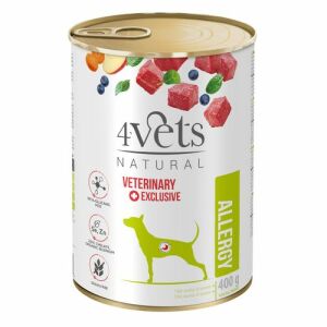 4VETS Natural Allergy Lamb Dog — Nassfutter für Hunde, 400 g 131634439 - Hundefutter