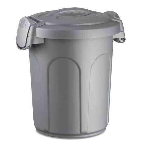 STEFANPLAST Tom 46l szary pojemnik na karmę dla zwierząt, pojemność 10kg