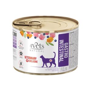 4VETS Natural Gastro Intestinal Cat - mokra karma dla kota - 185 g 138437186 - Karma dla kotów