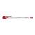 KORES K11-M red ballpoint pen, 1.0 mm, transparent barrel, triangular grip