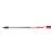 KORES K11-M red ballpoint pen, 1.0 mm, transparent barrel, triangular grip