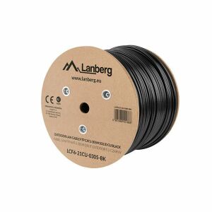 Кабел Lanberg LAN cable FTP Cat.6 305m Outdoor Solid CU Fluke Passed 133843528 - Netzwerkkabel