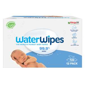 WaterWipes Biodegradable Törlőkendő Mega Pack 12x60db 59035095 Törlőkendők - Parfümmentes - Zárható tető