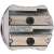 MAPED metal pencil sharpener with two holes for sharpening pencils