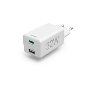 Hama 32W ładowarka sieciowa USB-C i USB-A - Karta sieciowa