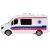 Widok z boku City Car Zdalnie Sterowany Ambulans