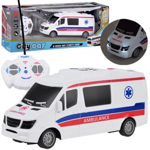 Remote Control Ambulance, 19 cm x 7 cm x 8.5 cm
