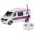 White remote control ambulance toy car with remote control, 19 cm x 7 cm x 8,5 cm