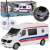 Remote control ambulance toy car in packaging, 19 cm x 7 cm x 8,5 cm