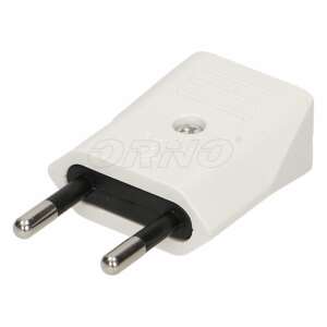 Hálózati csatlakozó dugó, 250VAC / 10A, 2P/II típus