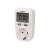 Orno Wattmeter, Energy Calculator with LCD Display, White