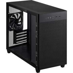 Vizualizare în unghi a carcasei ASUS Prime AP201 Micro ATX - Carcase PC