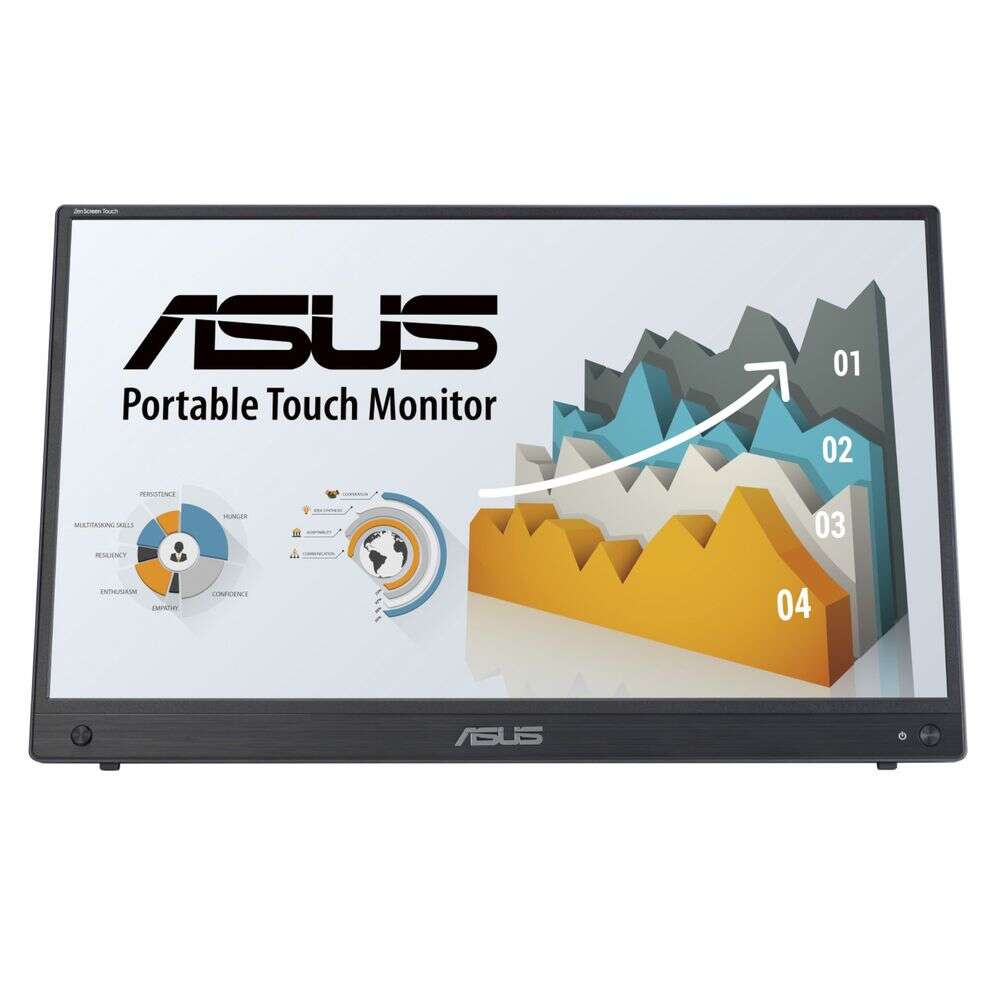Asus ips monitor zenscreen touch mb16aht - 39.6 cm (15.6") - 1920...