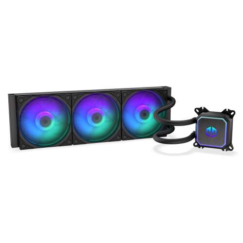 ENDORFY Navis F360 ARGB liquid CPU cooler with three fans, black