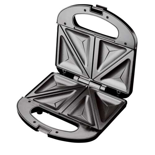 Floria ZLN-4305 Triangle Sandwich Maker, Black, Non-Stick Plates