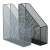 Silver mesh desk organizer, VICTORIA OFFICE, for organizing papers and documents