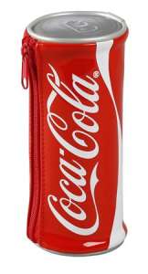 VIQUEL Stifthalter mit Reißverschluss, VIQUEL "Coca-Cola", rot 31573487 Federmappen
