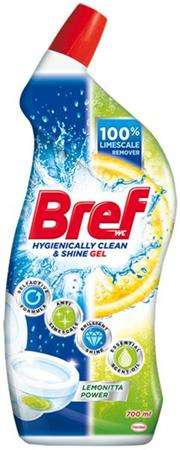 BREF Čistiaci gél na toalety, 700 ml, BREF, citrusy