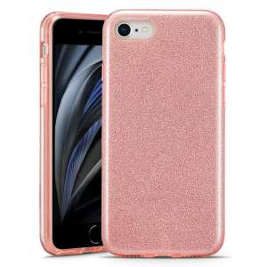 Glitter (3in1) - Apple iPhone 7 / 8 / SE2 / SE3 (4.7) pink szilikon tok 59080371 - Apple Handyhüllen